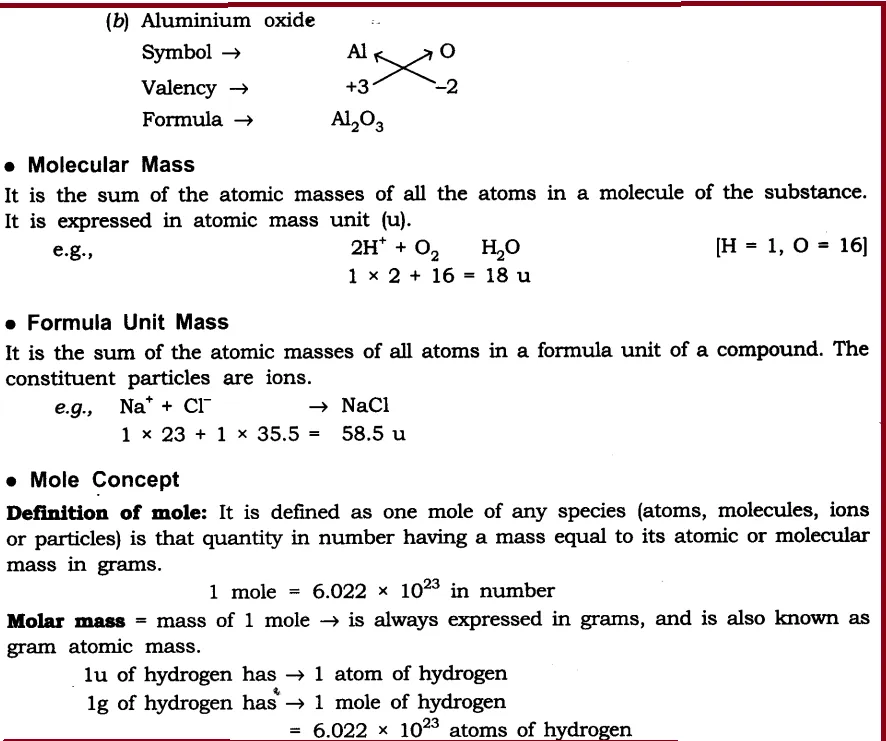 NCERT Solutions For Class 9 Science Chapter 3 Atoms and Molecules Intext Questions Page 32 Q1.1 educational hand